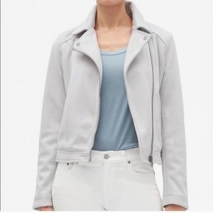 Banana Republic Faux Suede Moto Jacket (M)
